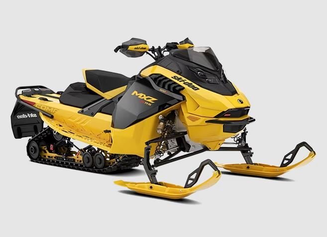 2025 Ski-Doo MXZ X-RS with Competition Package Rotax® 600R E-TEC® Neo Yellow and Black
