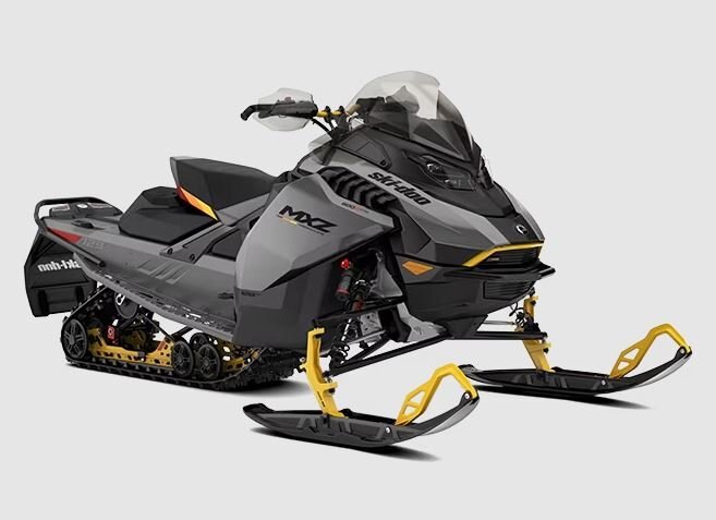 2025 Ski-Doo MXZ Adrenaline with Blizzard Package Rotax® 600R E-TEC® Monument Grey and Black