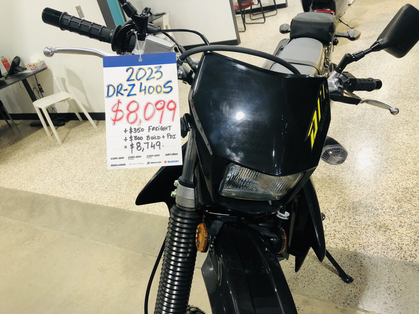 2023 Suzuki DR Z400S Solid Iron Solid Black