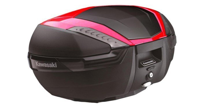 KQR 47 Litre Top Case Trim, Candy Fire Red