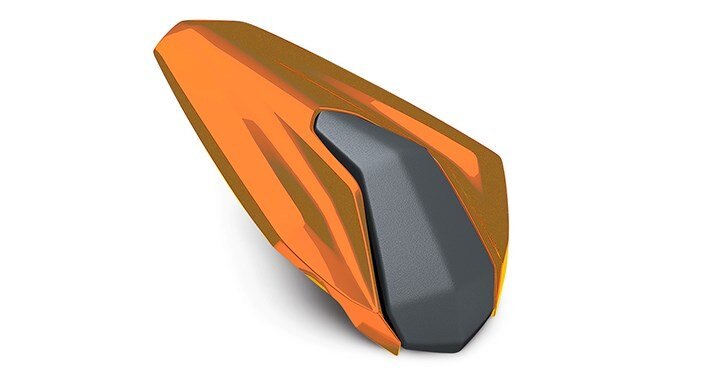Solo Seat Cowl Assembly, Candy Steel Furnace Orange