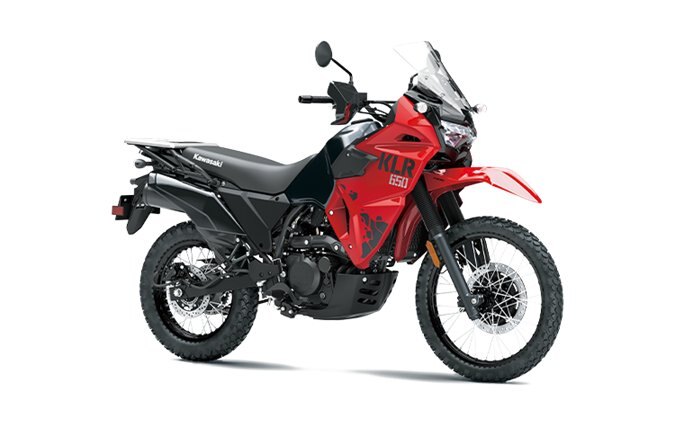 2024 Kawasaki KLR650 FIRECRACKER RED ABS