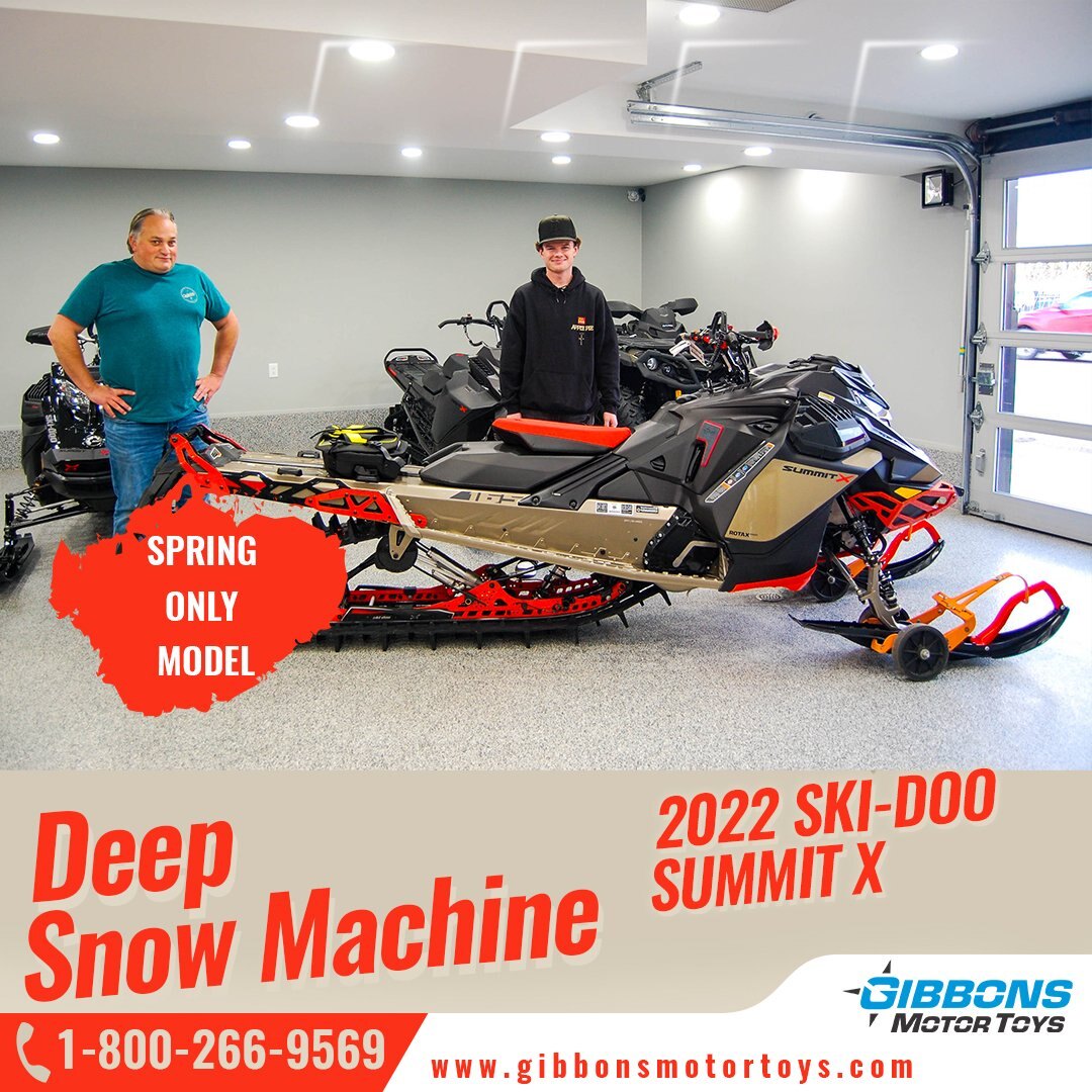 Happy Customer with 2022 Ski Doo Summit X with Expert Package Edmonton, Alberta