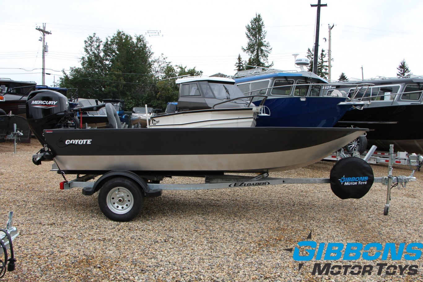 2024 Coyote 160 Otter Tiller River Jet Boat Alberta Gibbons Motor