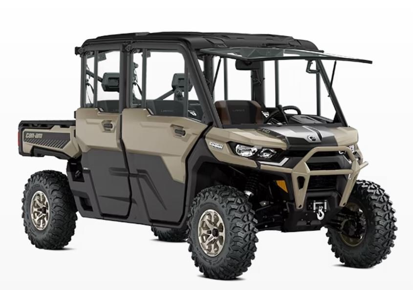 2024 Can-Am DEFENDER MAX LIMITED HD10 Desert Tan /Timeless Black
