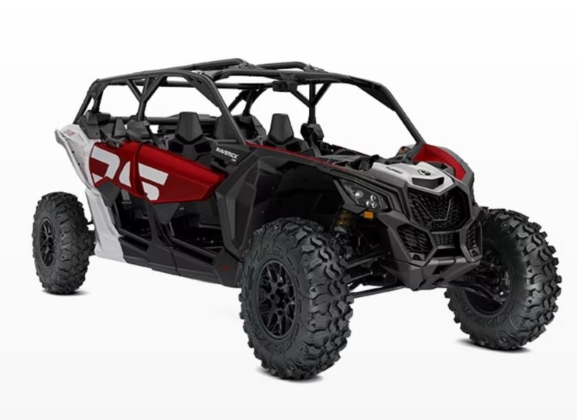 2024 Can Am MAVERICK X3 MAX DS TURBO fiery red hyper silver