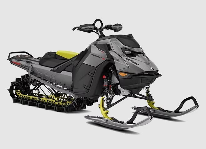 2025 Ski Doo Summit X with Expert Package Rotax® 850 E TEC® Turbo R Monument Grey and Black