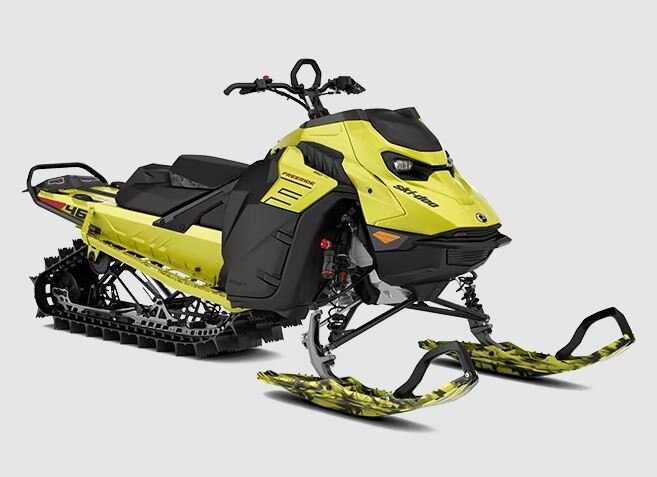 2025 Ski-Doo Freeride 850 E-TEC Flare Yellow and Black