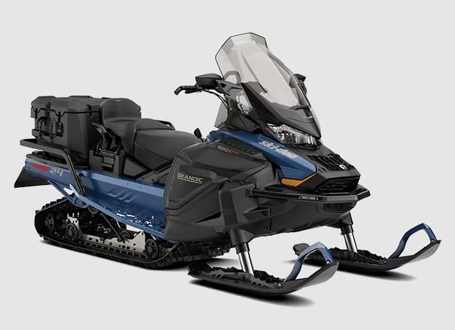 2025 Ski-Doo Skandic SE Rotax® 600R E-TEC® Dusty Navy and Black