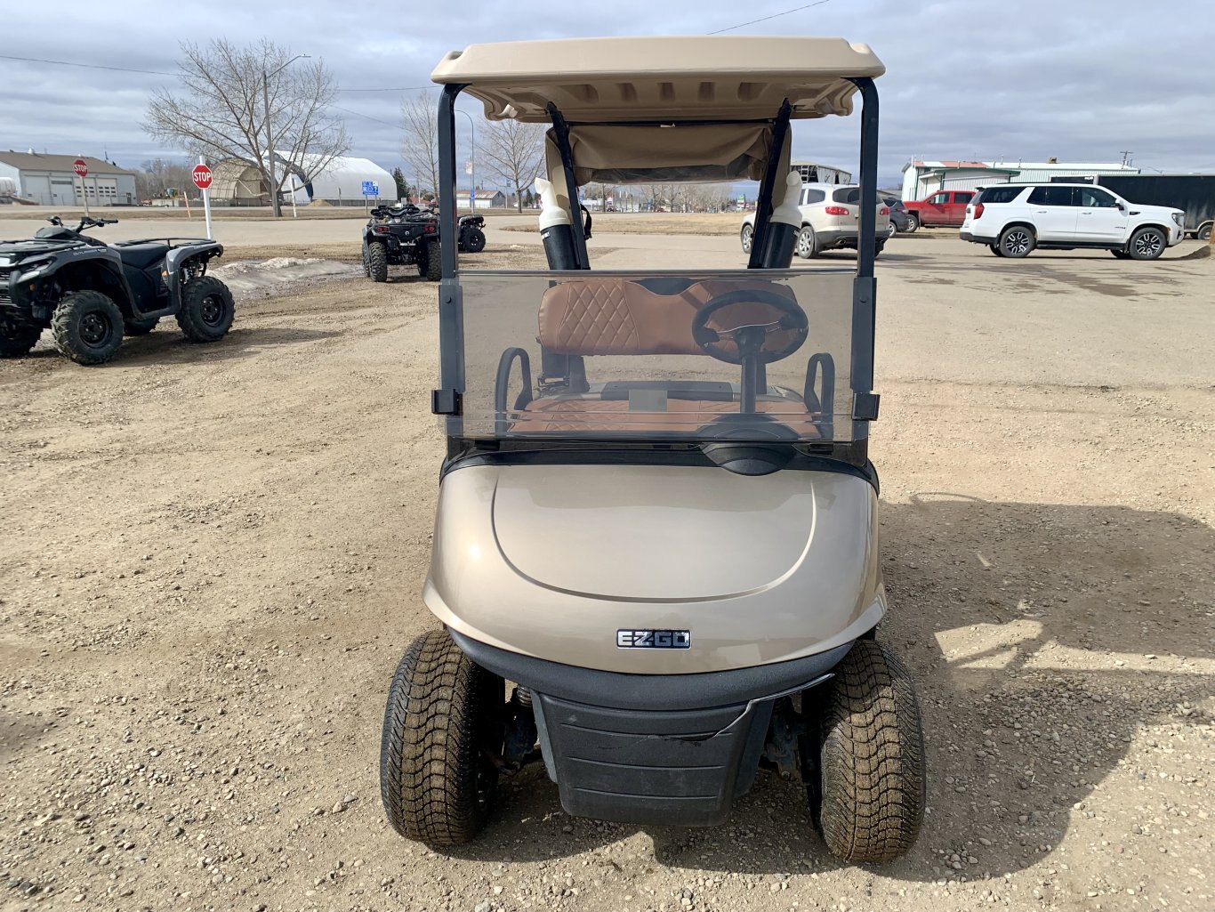 Used 2019 EZGO RXV 48V Electric Golf Cart (Split Windshield)