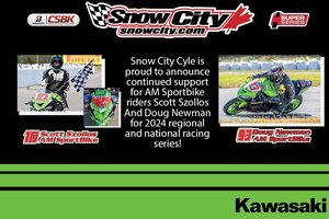 The Return of the Brothers, Scott Szollos and Doug Newman, in the AM Sportbike Class for the 2024 Racing Season!