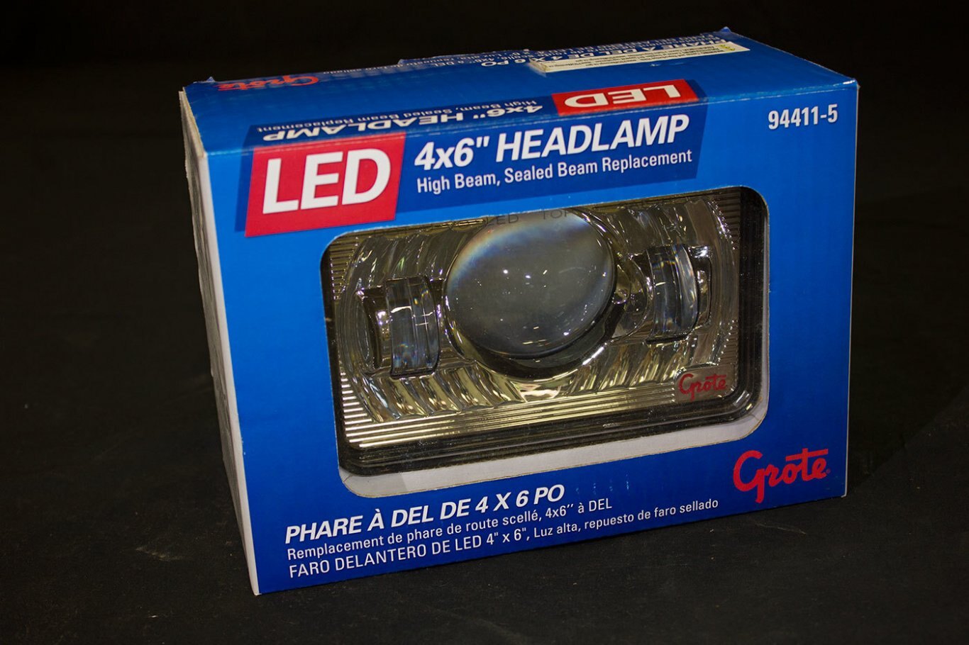 4x6 high beam headlight, LED