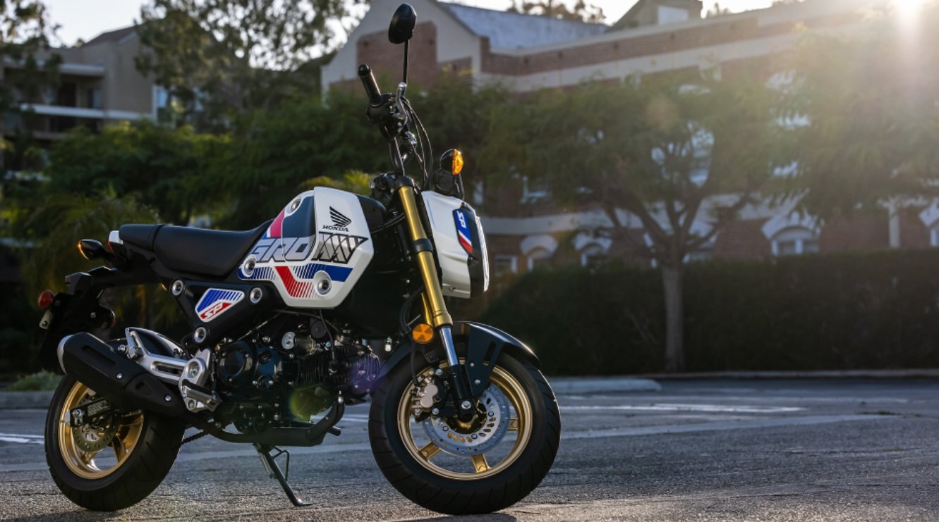 23 Honda Grom Abs Pearl Horizon White Tricolour