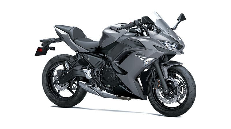 2021 Kawasaki Ninja 650 ABS Metallic Graphite Gray / Metallic Spark Black
