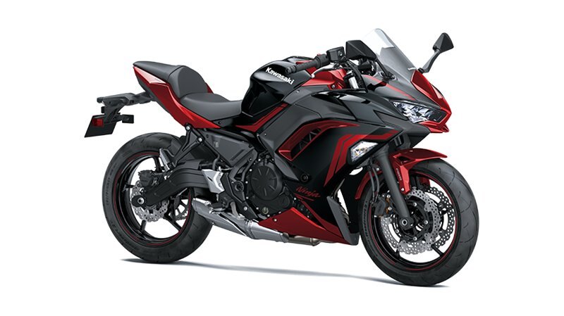 2021 Kawasaki Ninja 650 ABS Metallic Spark Black / Metallic Imperial Red