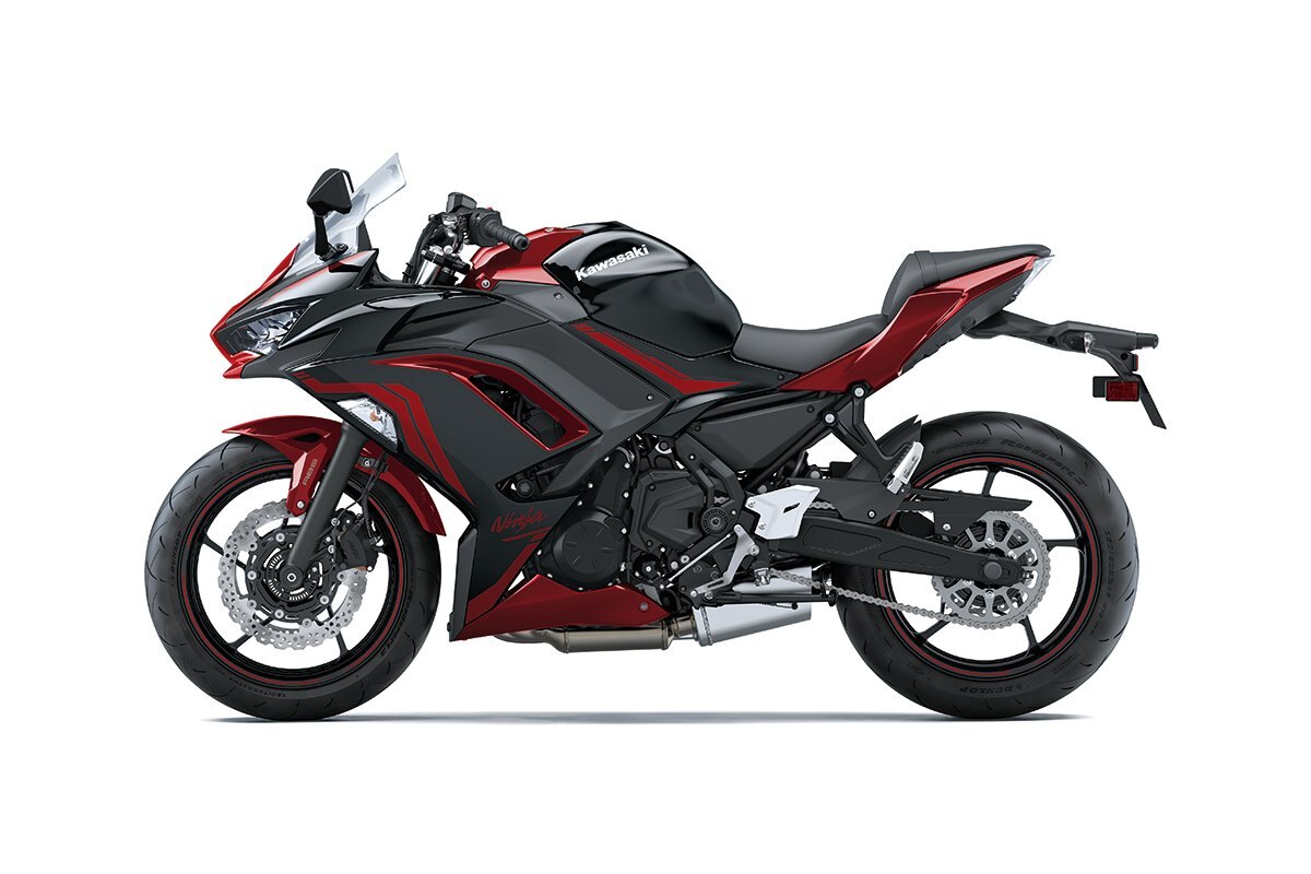 2021 Kawasaki Ninja 650 ABS Metallic Spark Black / Metallic Imperial Red
