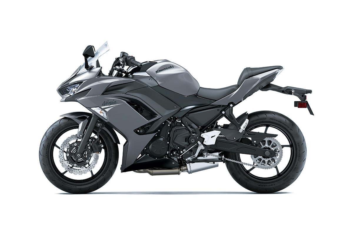2021 Kawasaki Ninja 650 ABS Metallic Graphite Gray / Metallic Spark Black