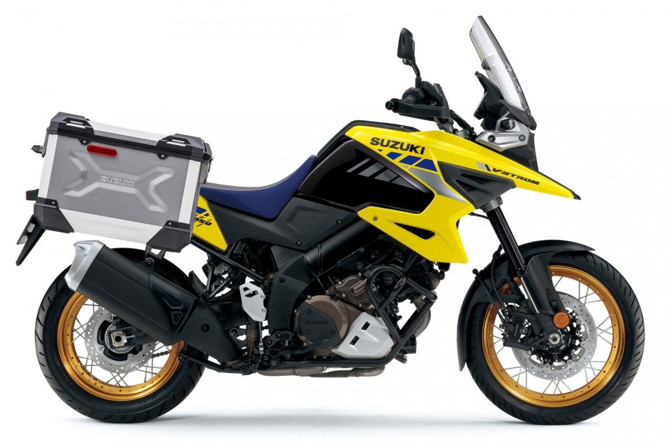 2021 Suzuki V Strom 1050XA Adventure Champion Yellow/Glass Sparkle Black