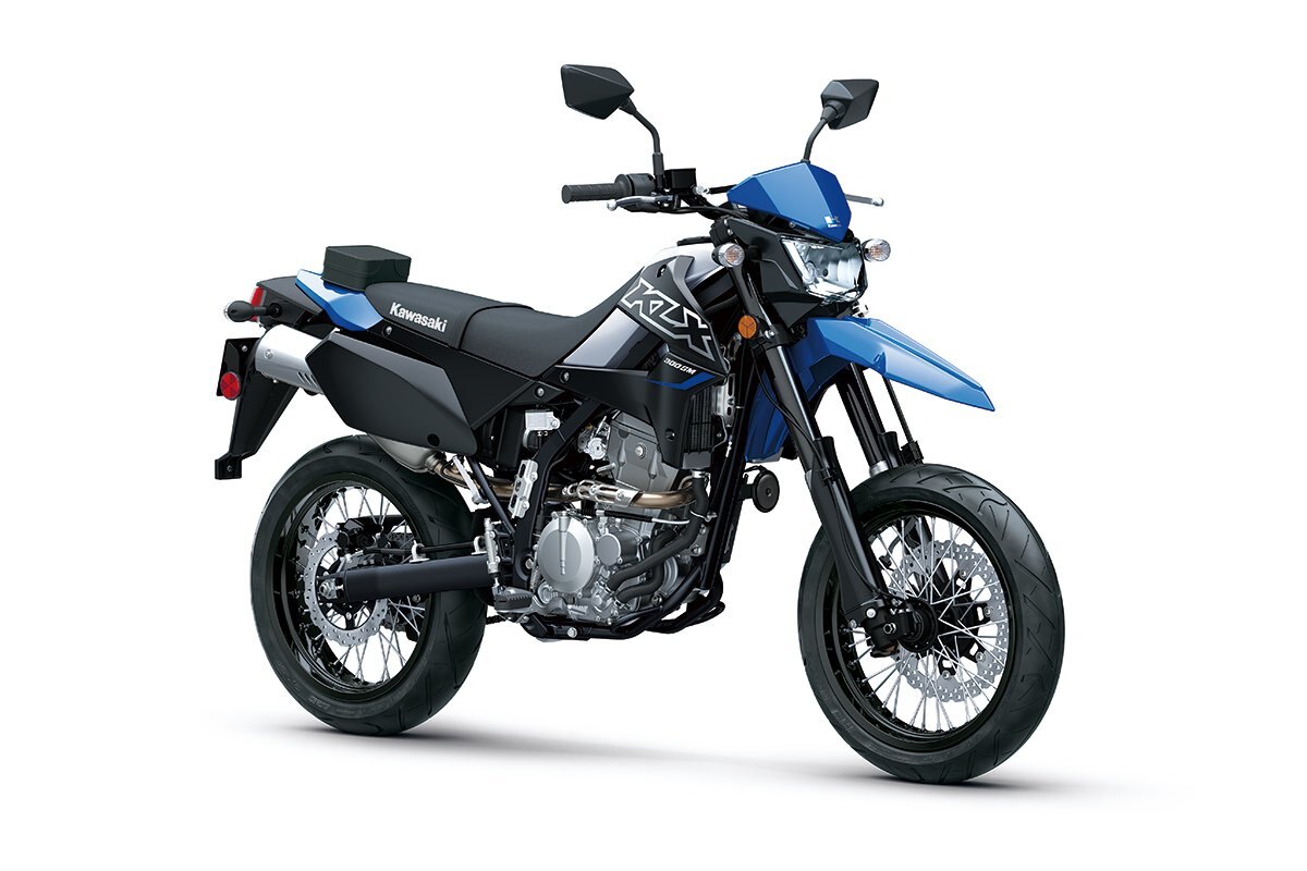 2021 Kawasaki KLX300SM Oriental Blue / Ebony