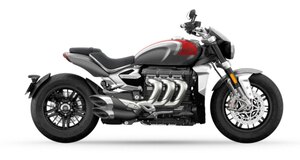 2022 Triumph Rocket 3 R SILVER ICE CRANBERRY RED