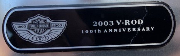 2003 Harley Davidson 100th Anniversary VRSCA V Rod