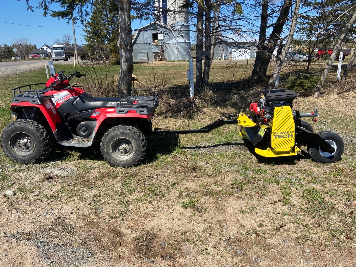 BeaverTech ATV Flail Brushcutter for grass and shrubs DEBFLVTT