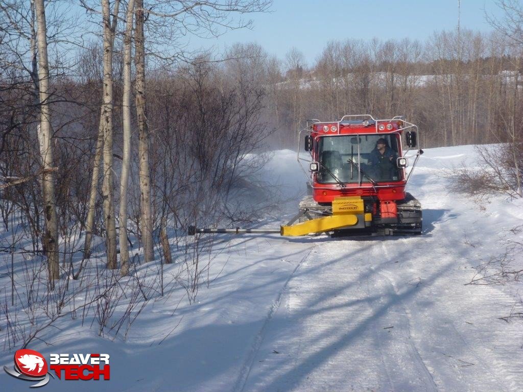 BeaverTech Snow Groomer and Tractor Front End Brushcutter