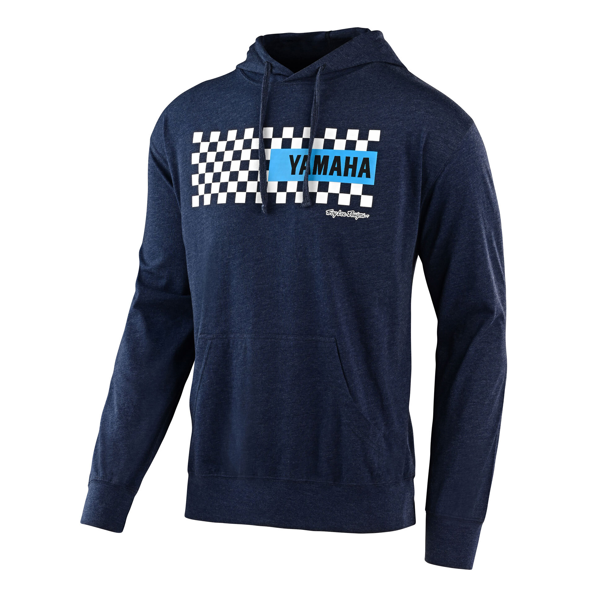 Yamaha Checkers Lightweight Hoodie by Troy Lee Designs® Small navy blue