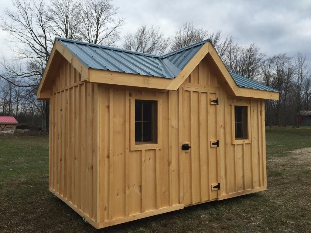 8x12 Shed with Dormer