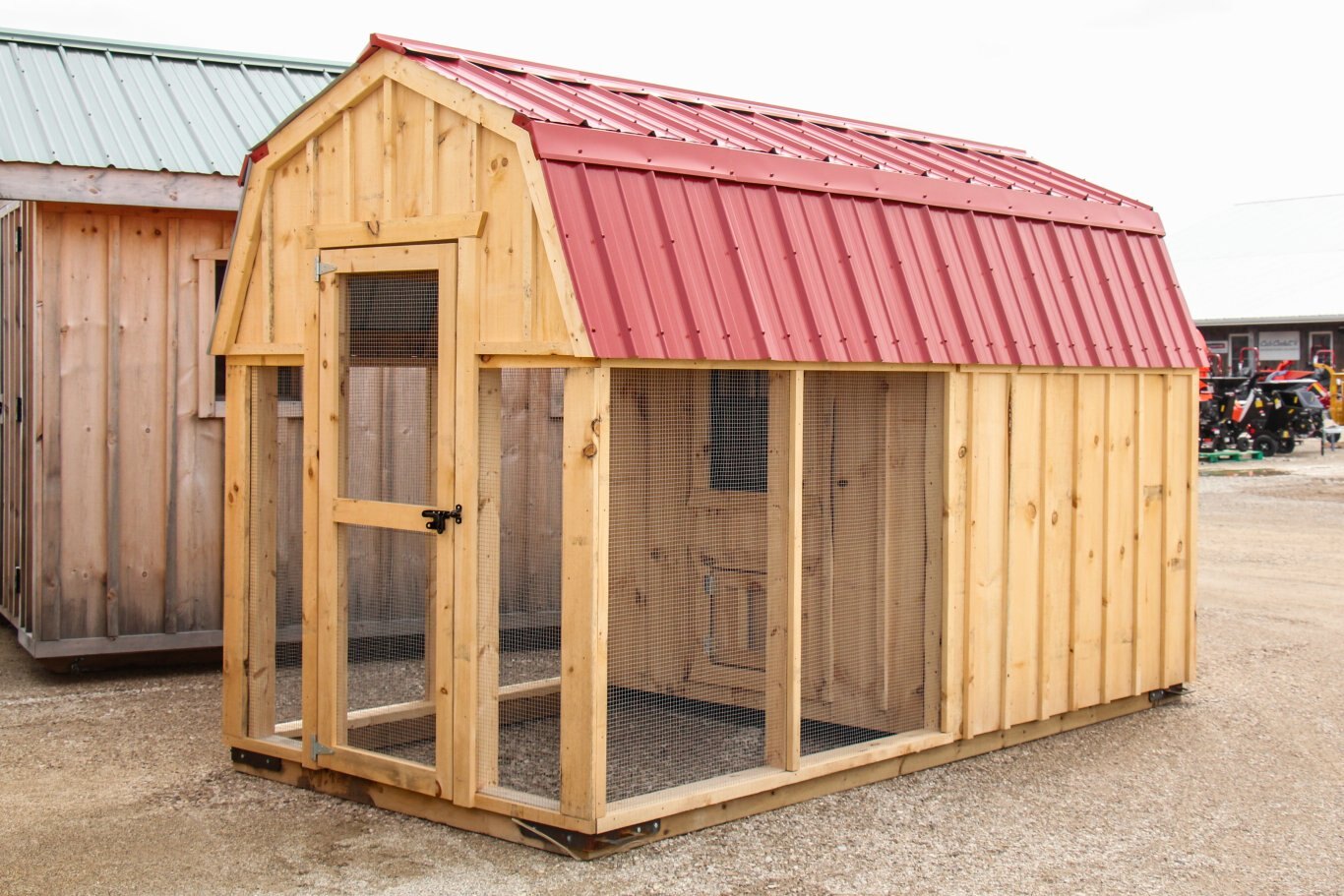 6x12 Barn-Style Chicken Coop