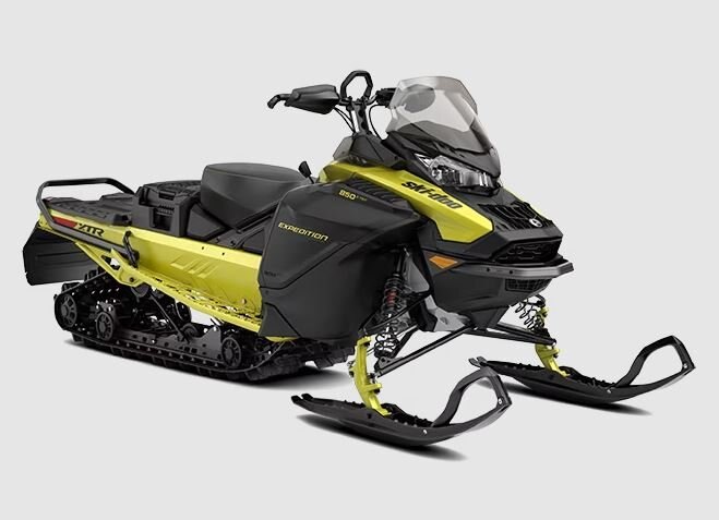 2025 Ski-Doo Expedition Xtreme Rotax® 850 E-TEC® Flare Yellow and Black