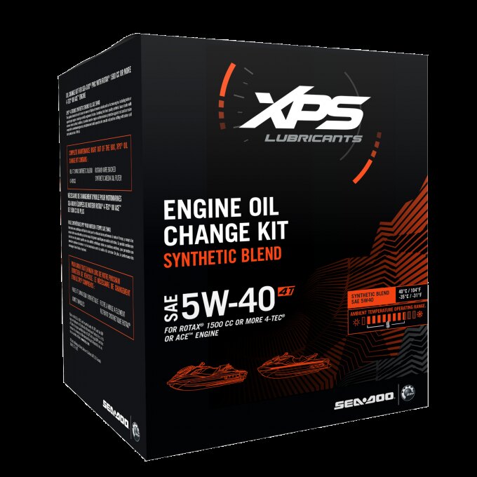 5W 40 Synthetic Blend Oil Change Kit For Sea Doo 4 Stroke Engines Of 1500 cc Or More