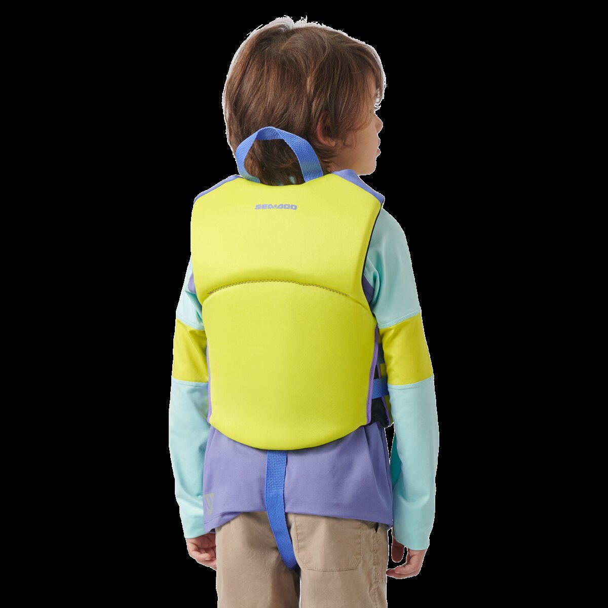 Kids’ Freedom PFD/Life Jacket For Kids 33 55 lbs M (33 55 lbs) Hi Vis Yellow