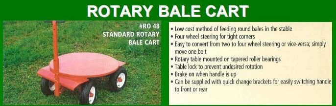 Creekbank Welding Rotary Bale Cart
