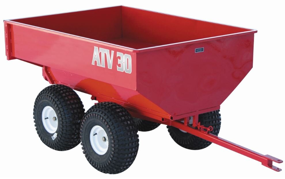Creekbank Welding ATV Dump Trailer Red