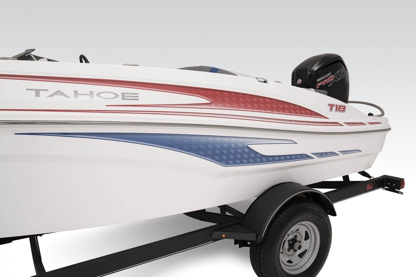 Tahoe T18 Red / White / Blue Graphics
