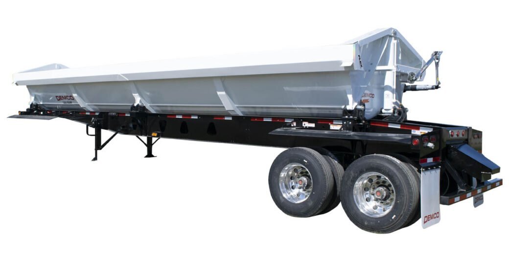 Demco - Tandem Axle Side Dump Trailers with Air Ride Suspension