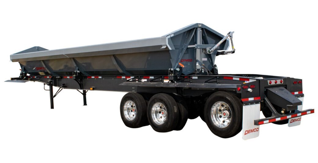 Demco - Triple Axle Side Dump Trailers with Spring Ride Suspension