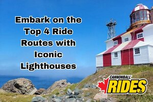 Embark on the Top 4 Ride Routes with Iconic Lighthouses