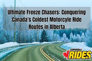 Ultimate Freeze Chasers: Conquering Canada's Coldest Motorcyle Ride Routes in Alberta