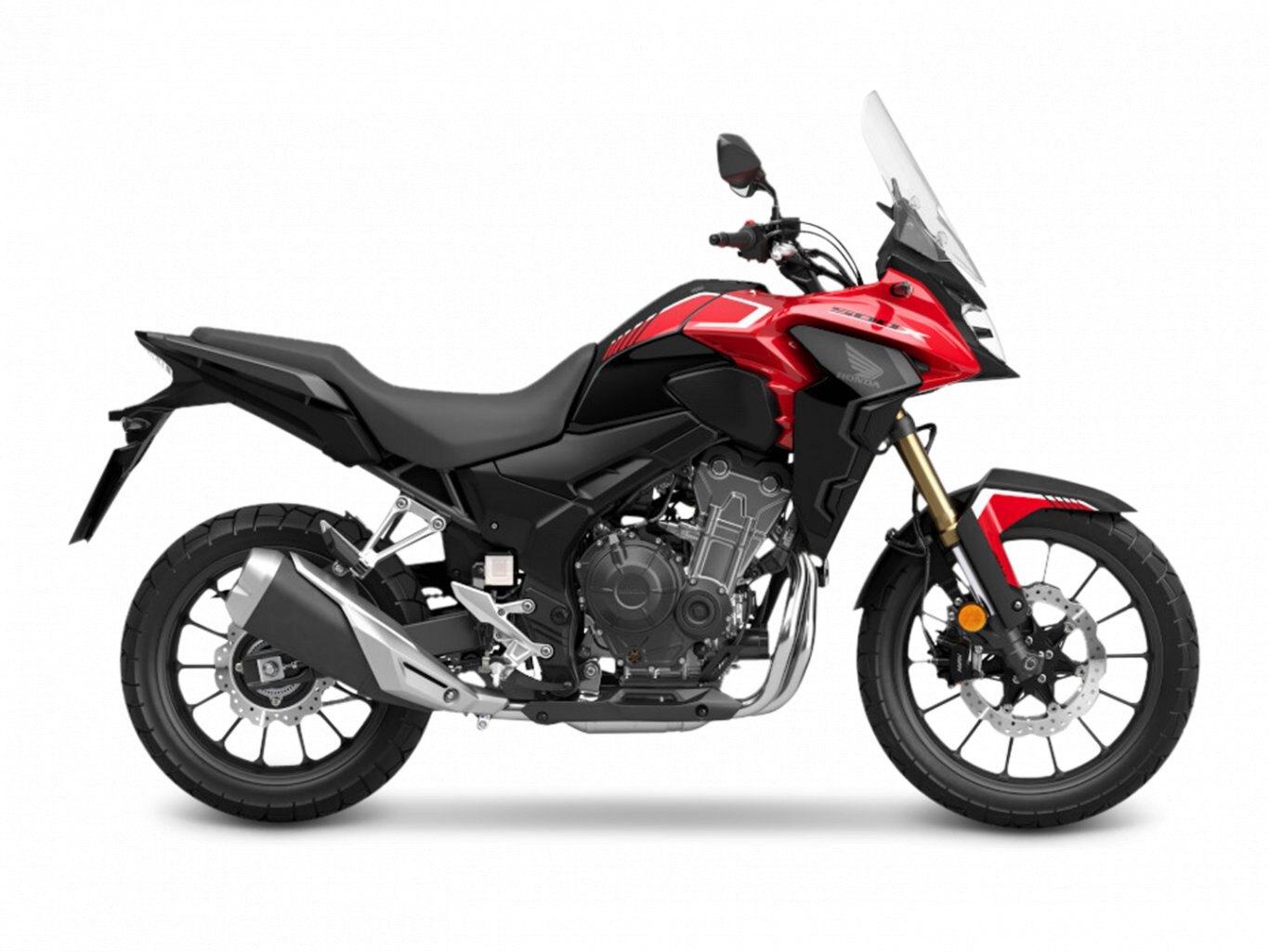 2022 Honda CB500X Grand Prix Red with Black Trim