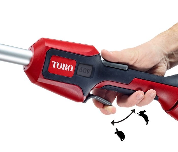 Toro 60V MAX* Electric Battery 13 (33.02 cm) / 15 (38.1 cm) Brushless String Trimmer (51831)