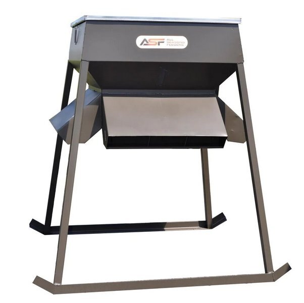 All Seasons Feeders 1,250lb Stand & Fill Protein w/Skids