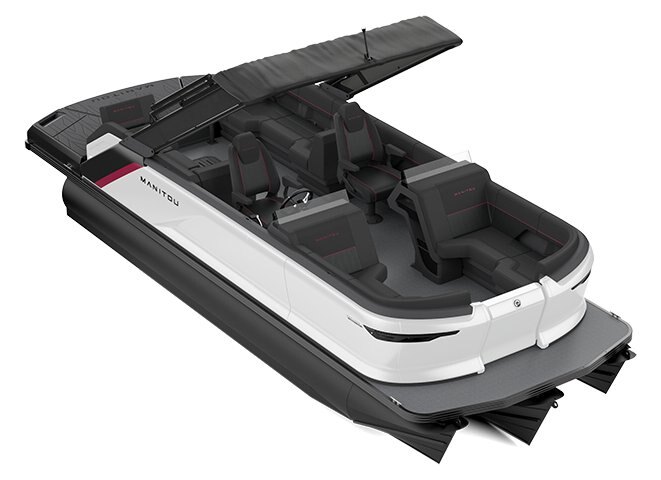 2023 Manitou EXPLORE 22 MAX NAVIGATOR WITH TRIFOLD BENCH