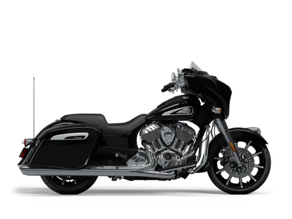 2024 Indian Motorcycle Chieftain Limited with Powerband Audio Package Black Metallic