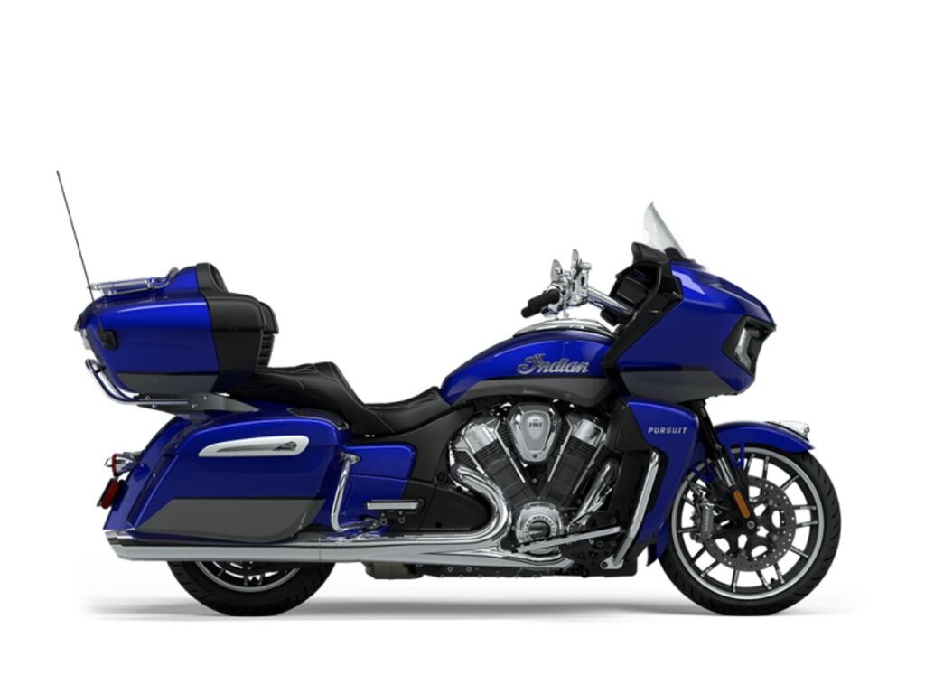 2024 Indian Motorcycle Pursuit Limited with PowerBand Audio Package Spirit Blue Metallic