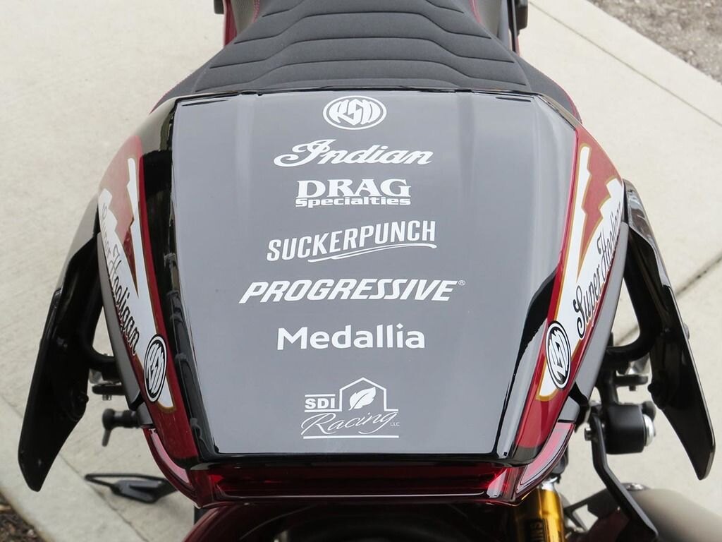 2024 Indian Motorcycle FTR x RSD Super Hooligan Black Metallic with Super Hooligan Graphics