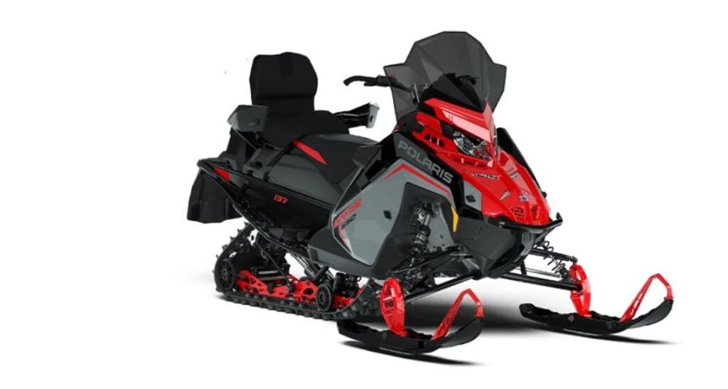 2025 Polaris 650 Indy Adventure 137 Storm Gray / Indy Red