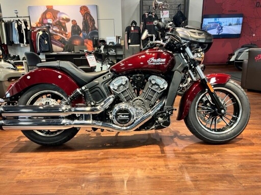 2024 Indian Motorcycle Scout ABS Maroon Metallic