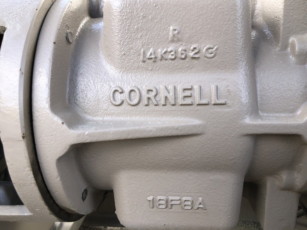 Cornell 8x6 Skid Mounted Pump w/ John Deere